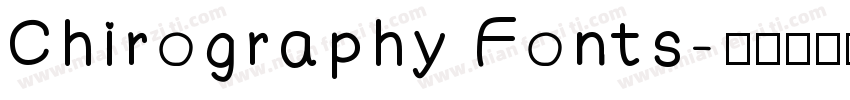 Chirography Fonts字体转换